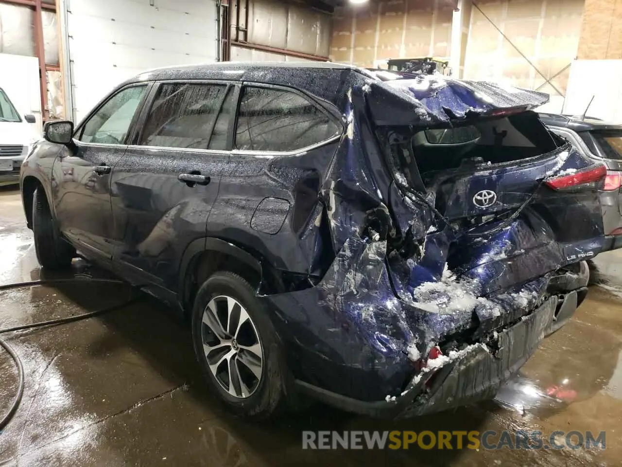 2 Photograph of a damaged car 5TDKDRBH7PS508090 TOYOTA HIGHLANDER 2023