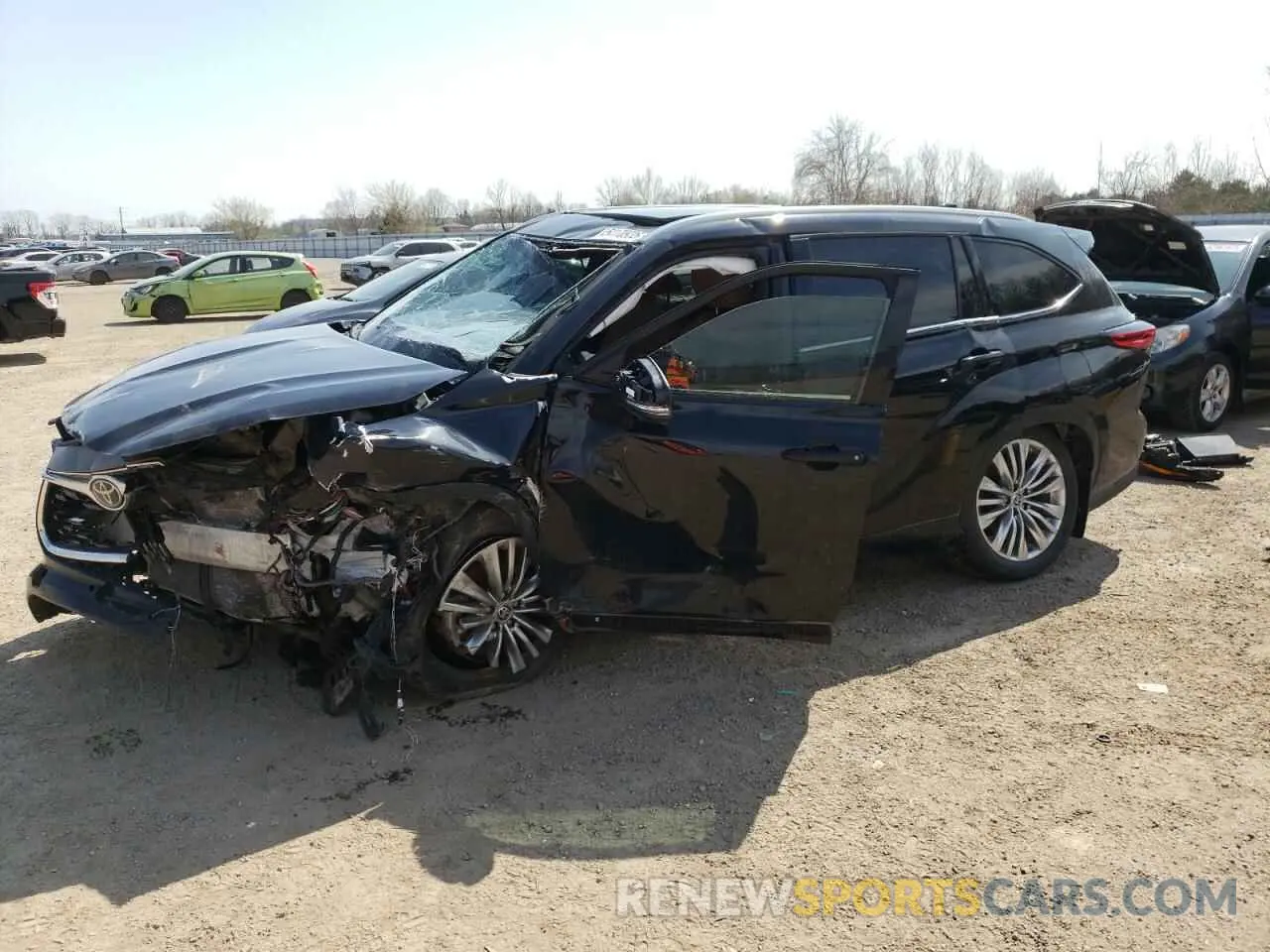 1 Photograph of a damaged car 5TDKDRBH7PS514441 TOYOTA HIGHLANDER 2023