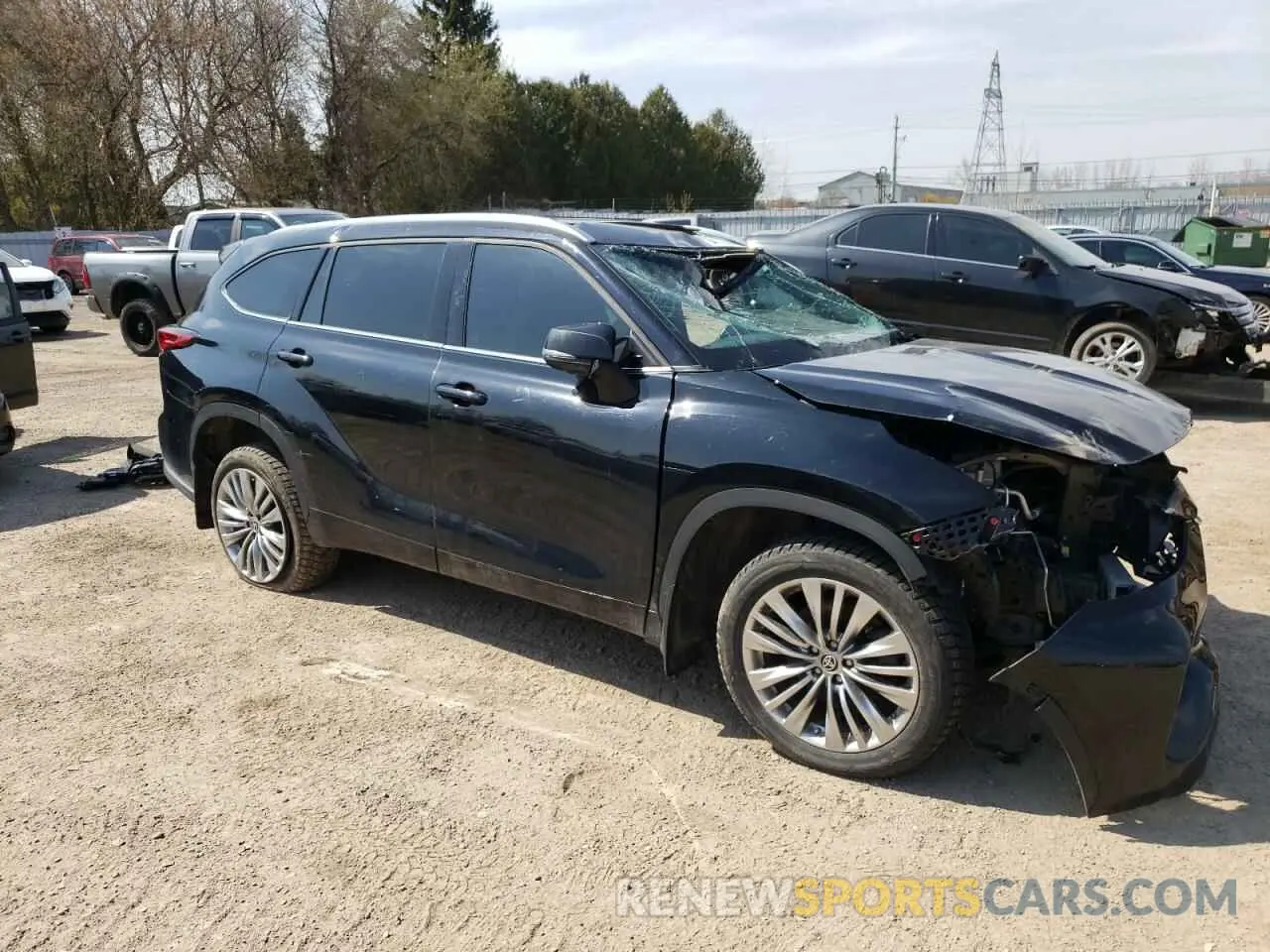 4 Photograph of a damaged car 5TDKDRBH7PS514441 TOYOTA HIGHLANDER 2023