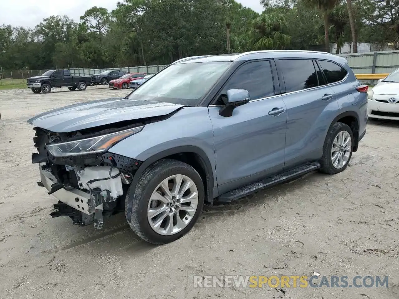 1 Photograph of a damaged car 5TDKDRBH8PS011064 TOYOTA HIGHLANDER 2023