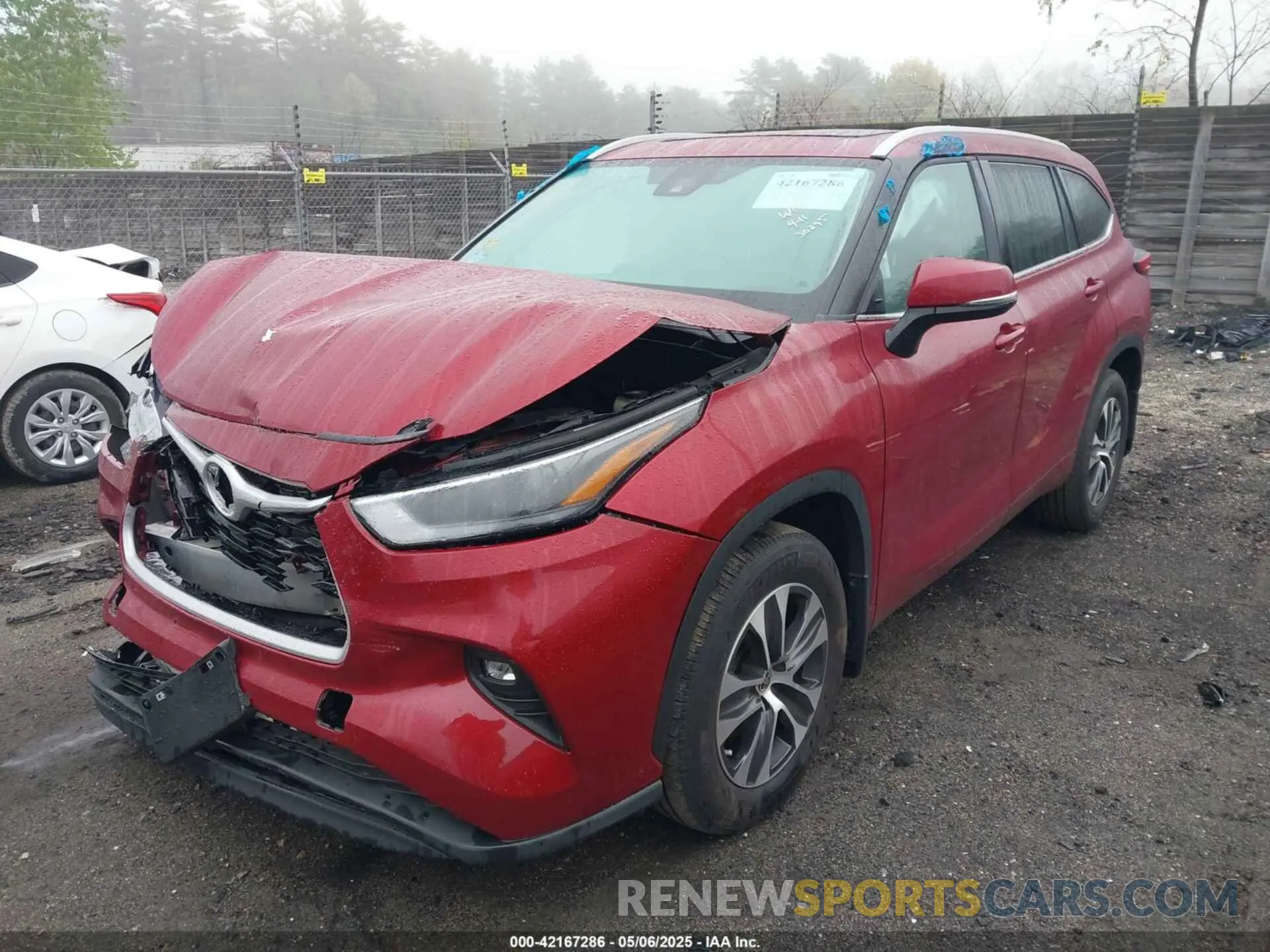 2 Photograph of a damaged car 5TDKDRBH8PS021965 TOYOTA HIGHLANDER 2023