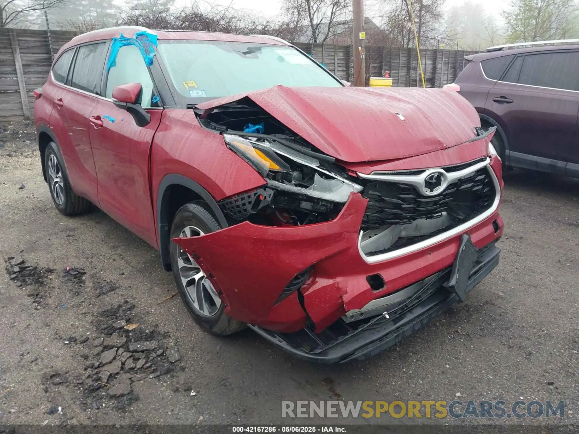 6 Photograph of a damaged car 5TDKDRBH8PS021965 TOYOTA HIGHLANDER 2023