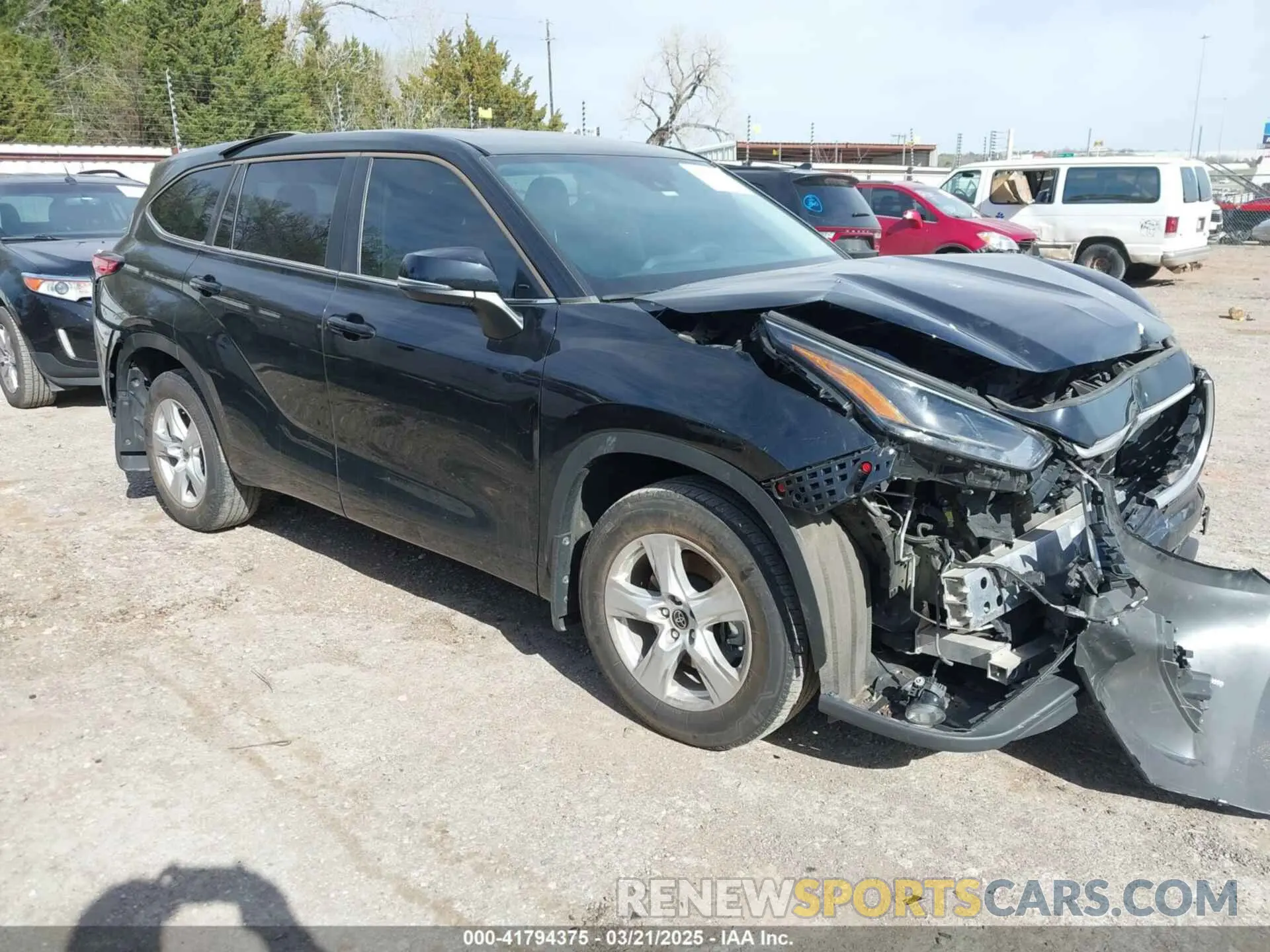 1 Photograph of a damaged car 5TDKDRBH8PS039060 TOYOTA HIGHLANDER 2023