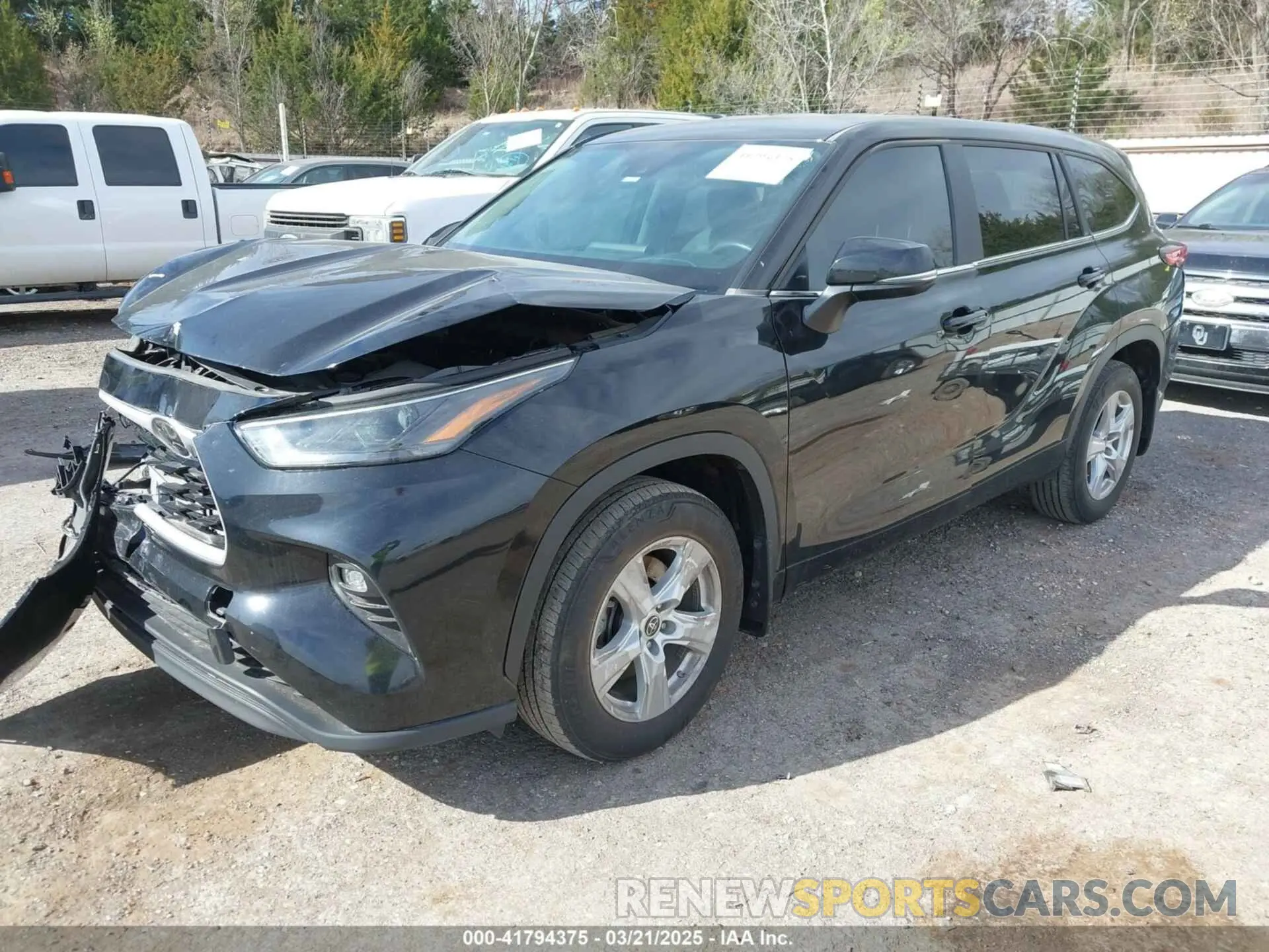 2 Photograph of a damaged car 5TDKDRBH8PS039060 TOYOTA HIGHLANDER 2023