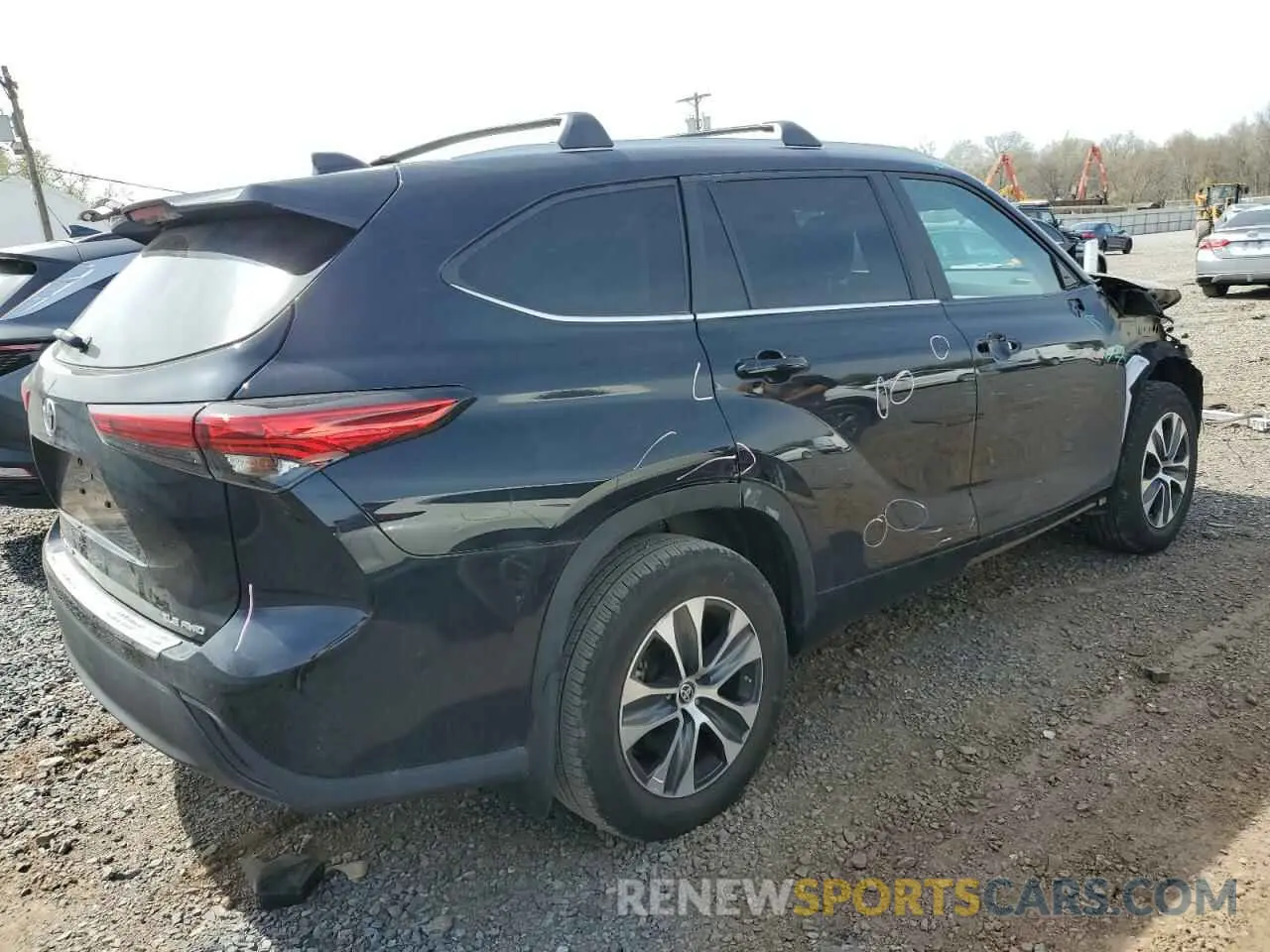 3 Photograph of a damaged car 5TDKDRBH8PS045795 TOYOTA HIGHLANDER 2023