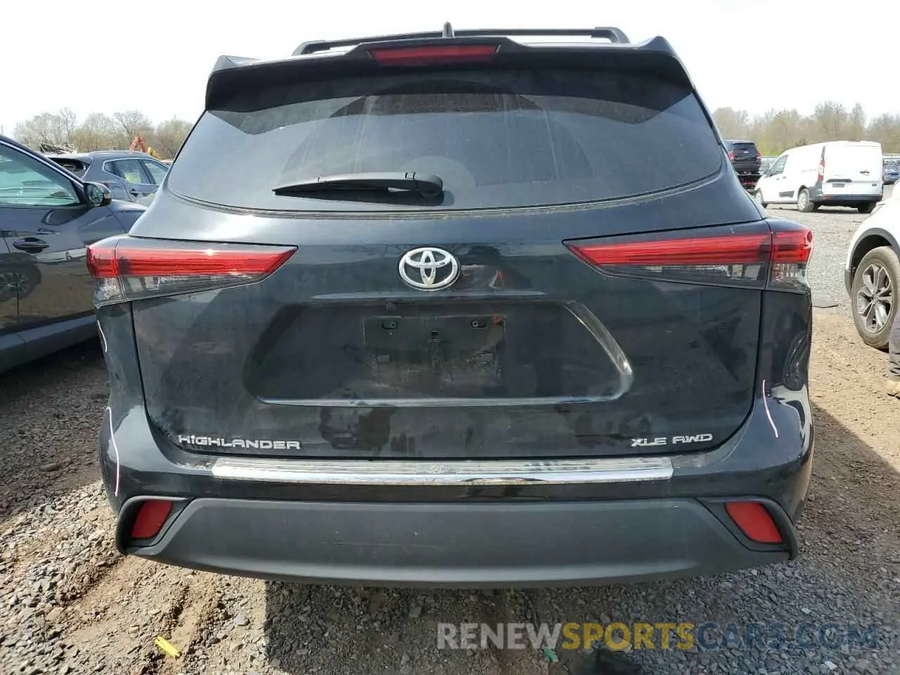 6 Photograph of a damaged car 5TDKDRBH8PS045795 TOYOTA HIGHLANDER 2023