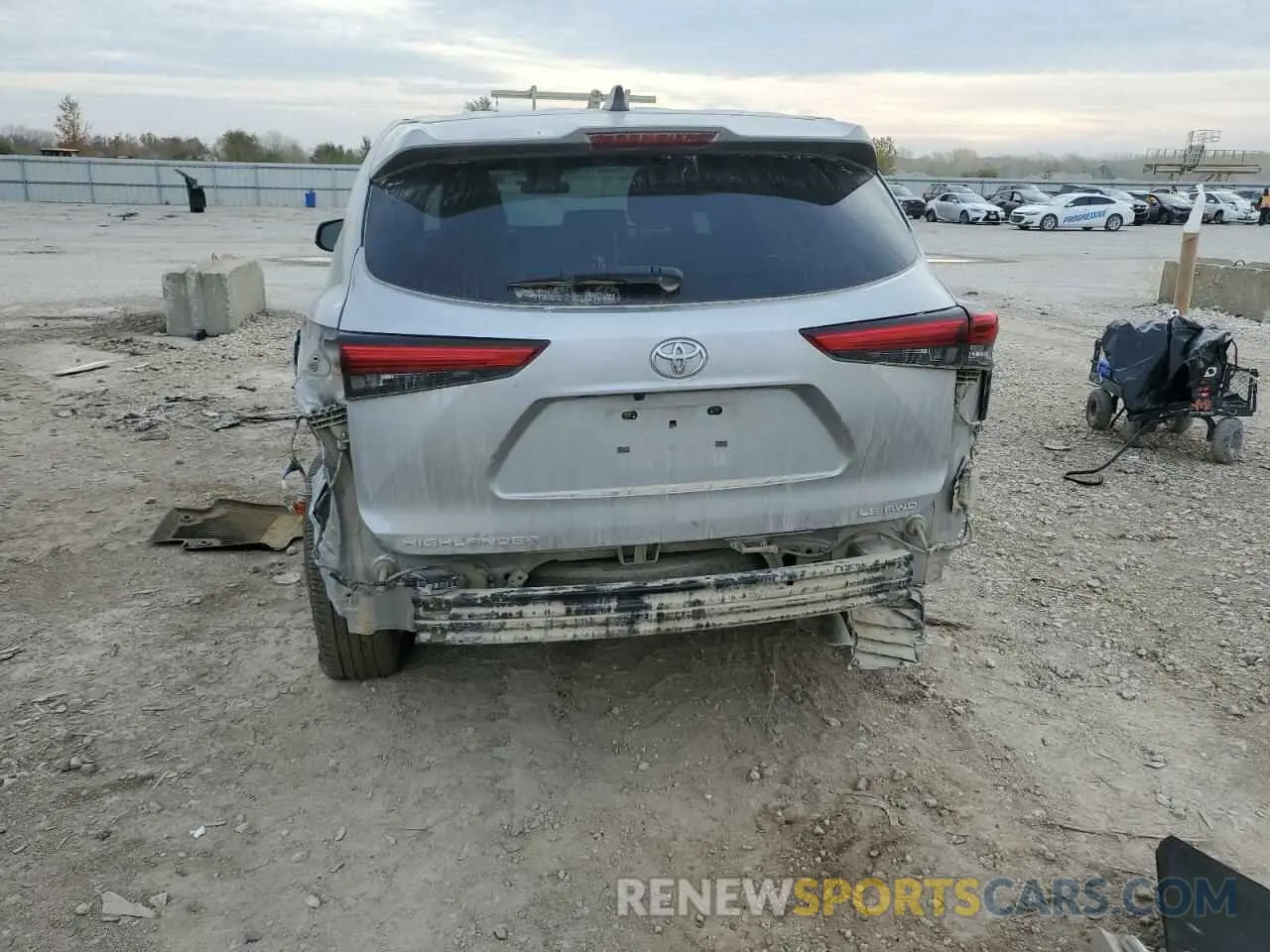 6 Photograph of a damaged car 5TDKDRBH8PS504212 TOYOTA HIGHLANDER 2023
