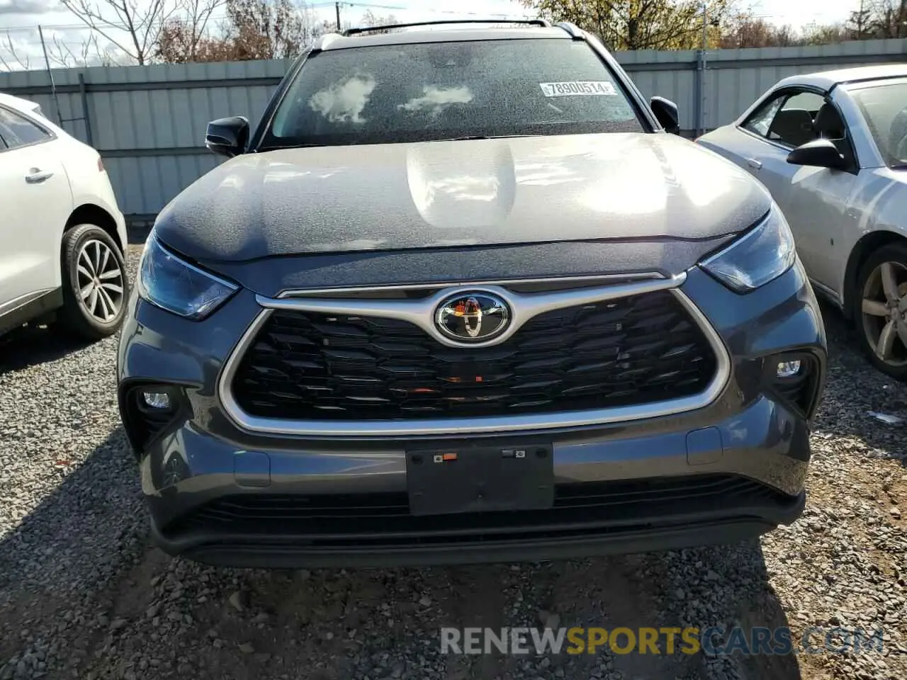 5 Photograph of a damaged car 5TDKDRBH8PS509524 TOYOTA HIGHLANDER 2023