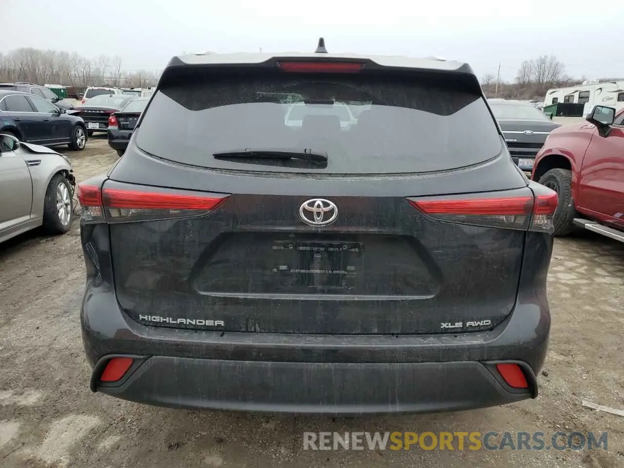 6 Photograph of a damaged car 5TDKDRBH9PS002504 TOYOTA HIGHLANDER 2023
