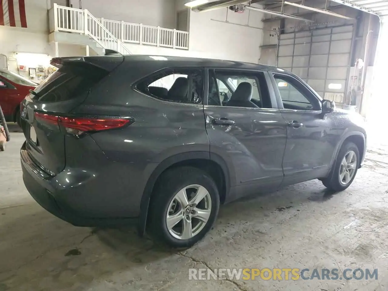 3 Photograph of a damaged car 5TDKDRBH9PS034482 TOYOTA HIGHLANDER 2023
