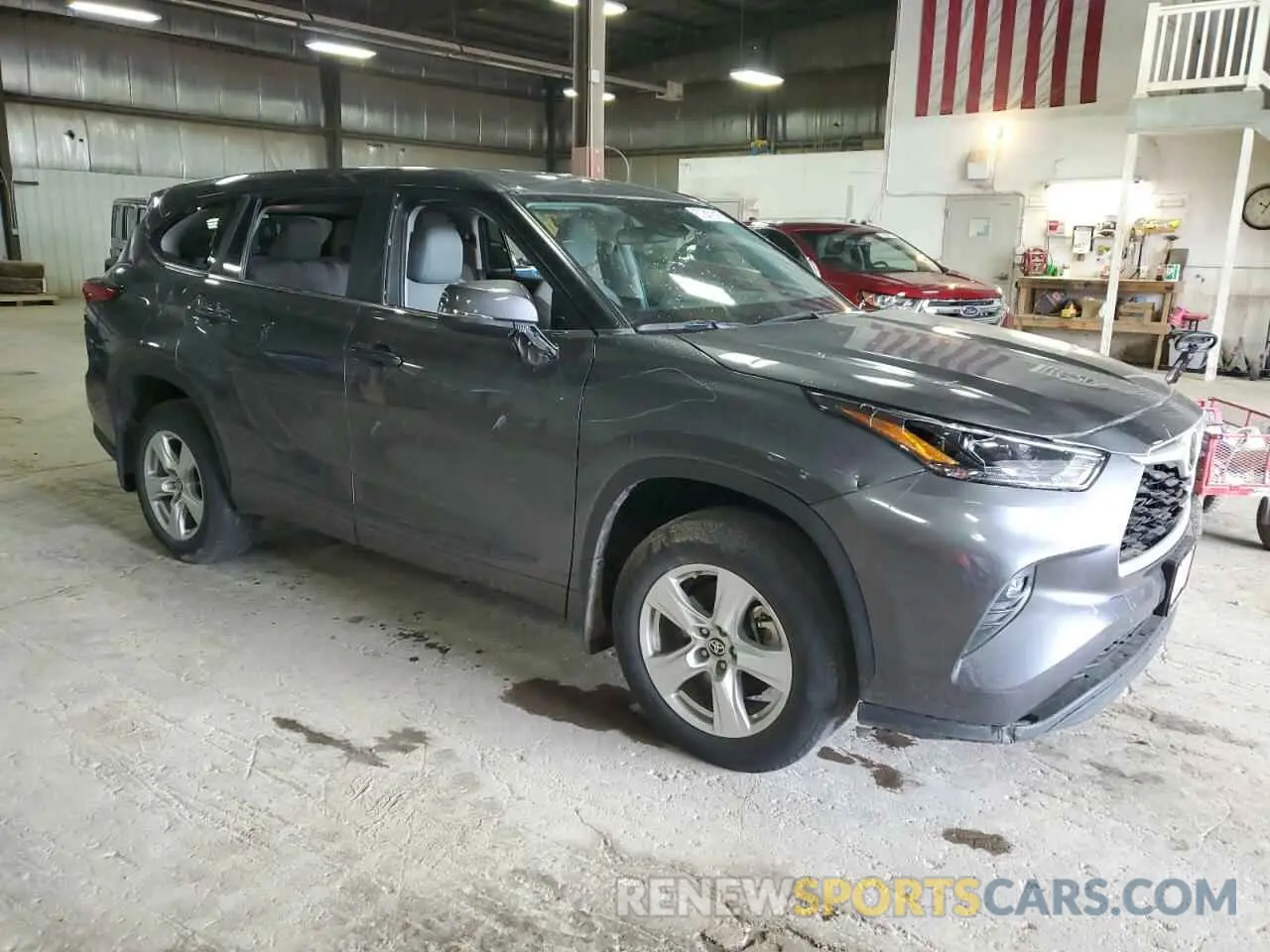 4 Photograph of a damaged car 5TDKDRBH9PS034482 TOYOTA HIGHLANDER 2023