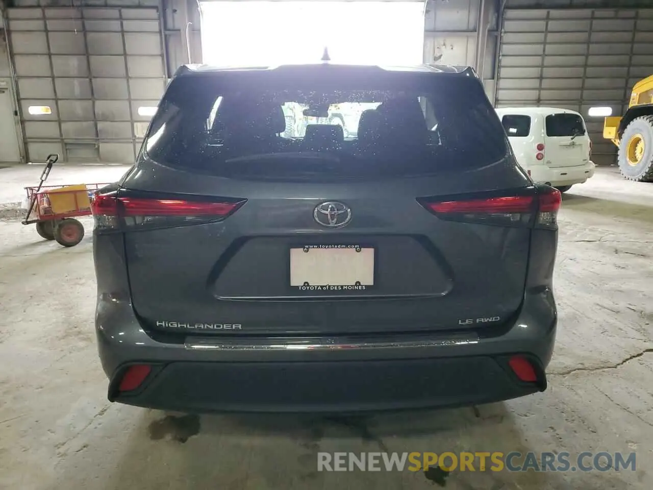 6 Photograph of a damaged car 5TDKDRBH9PS034482 TOYOTA HIGHLANDER 2023