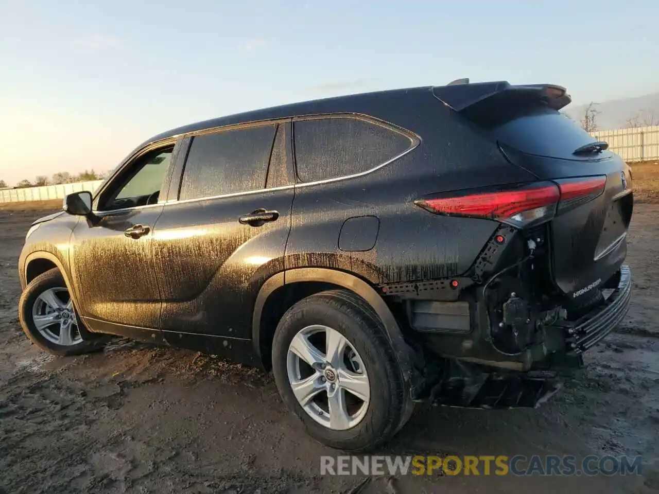 2 Photograph of a damaged car 5TDKDRBH9PS040234 TOYOTA HIGHLANDER 2023