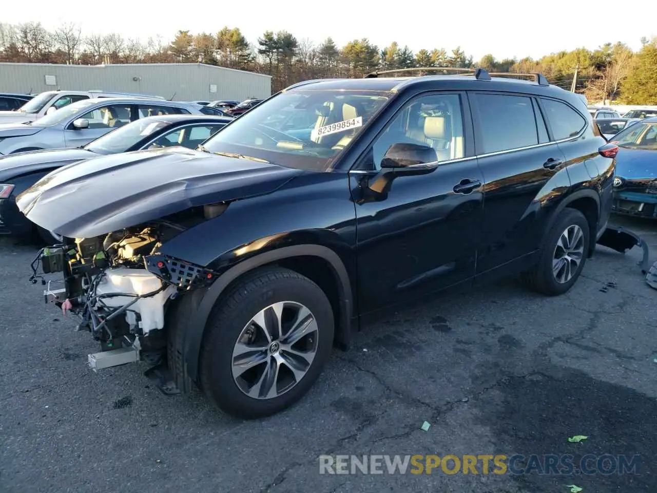 1 Photograph of a damaged car 5TDKDRBH9PS041402 TOYOTA HIGHLANDER 2023