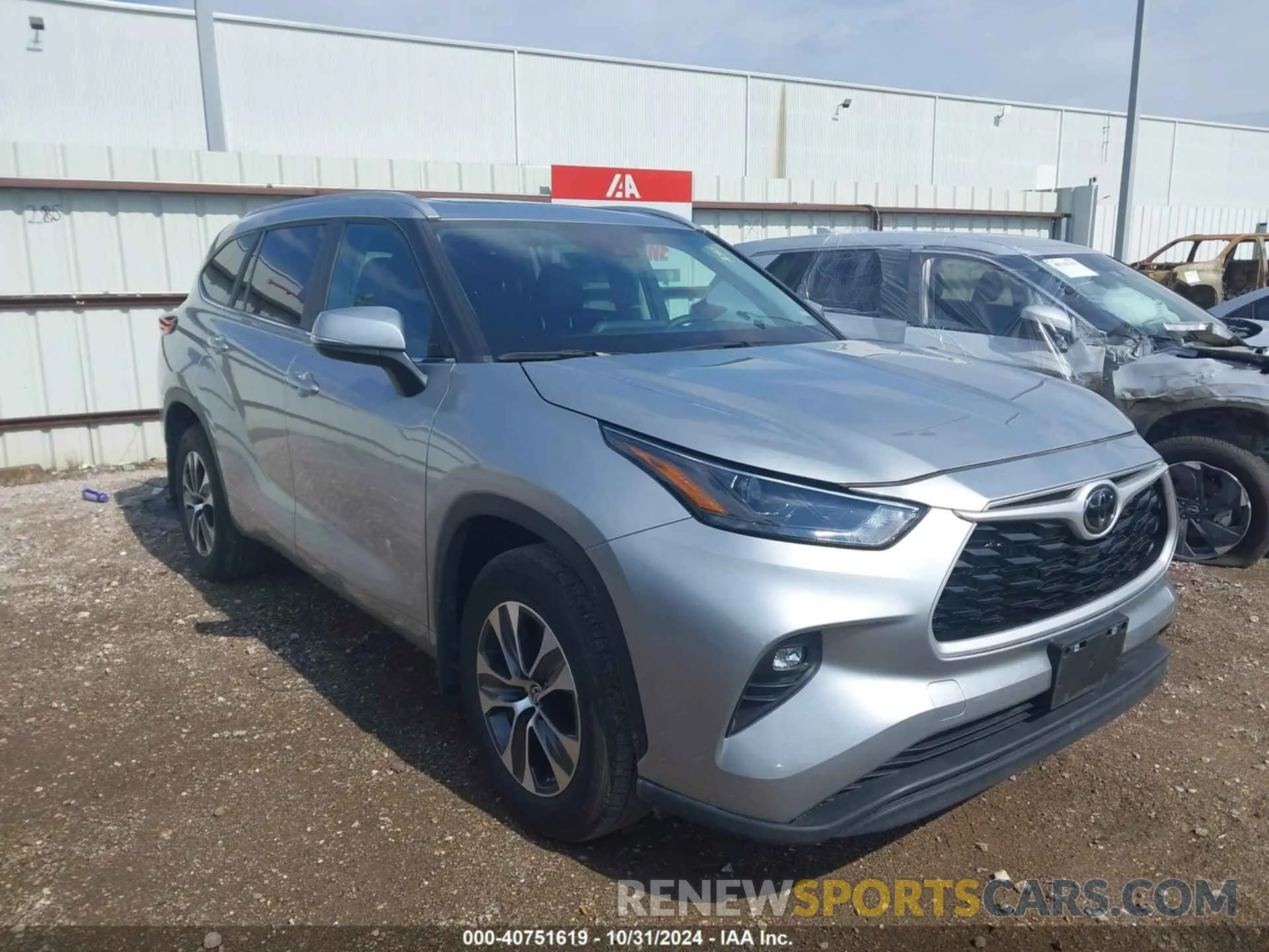 1 Photograph of a damaged car 5TDKDRBH9PS044865 TOYOTA HIGHLANDER 2023