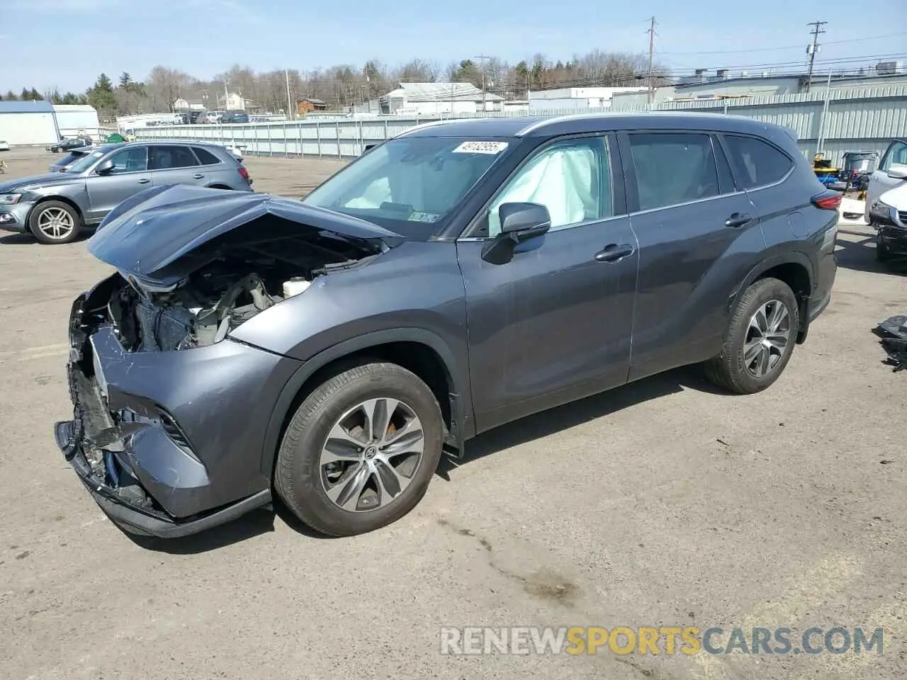 1 Photograph of a damaged car 5TDKDRBH9PS515526 TOYOTA HIGHLANDER 2023
