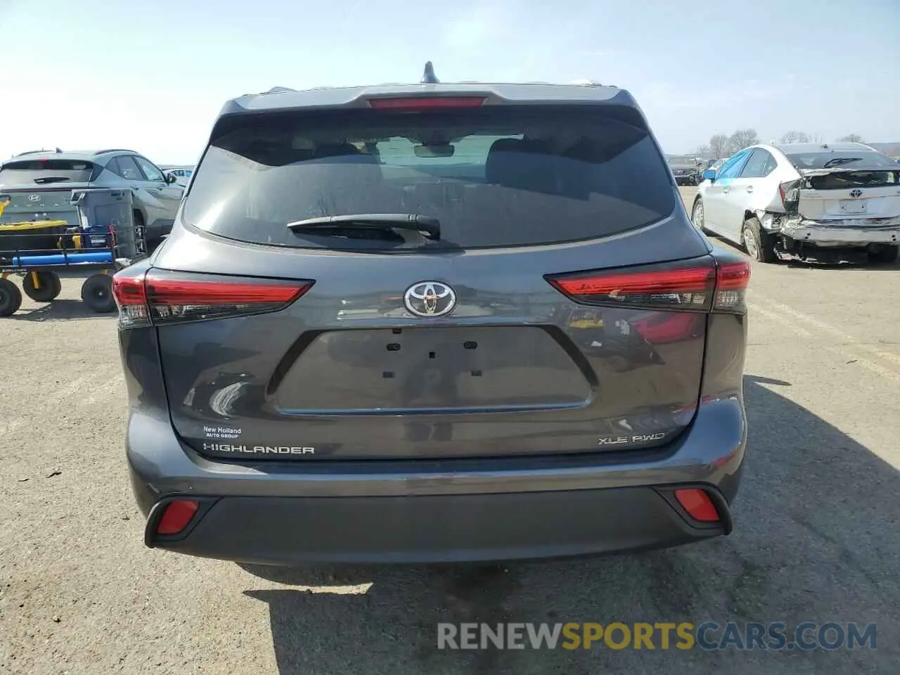 6 Photograph of a damaged car 5TDKDRBH9PS515526 TOYOTA HIGHLANDER 2023