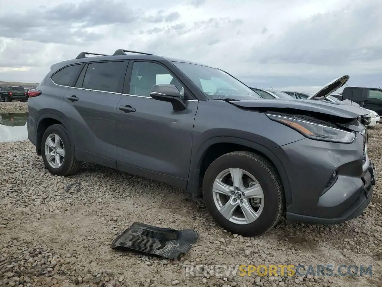 4 Photograph of a damaged car 5TDKDRBH9PS519155 TOYOTA HIGHLANDER 2023