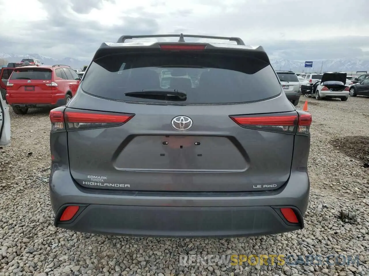 6 Photograph of a damaged car 5TDKDRBH9PS519155 TOYOTA HIGHLANDER 2023