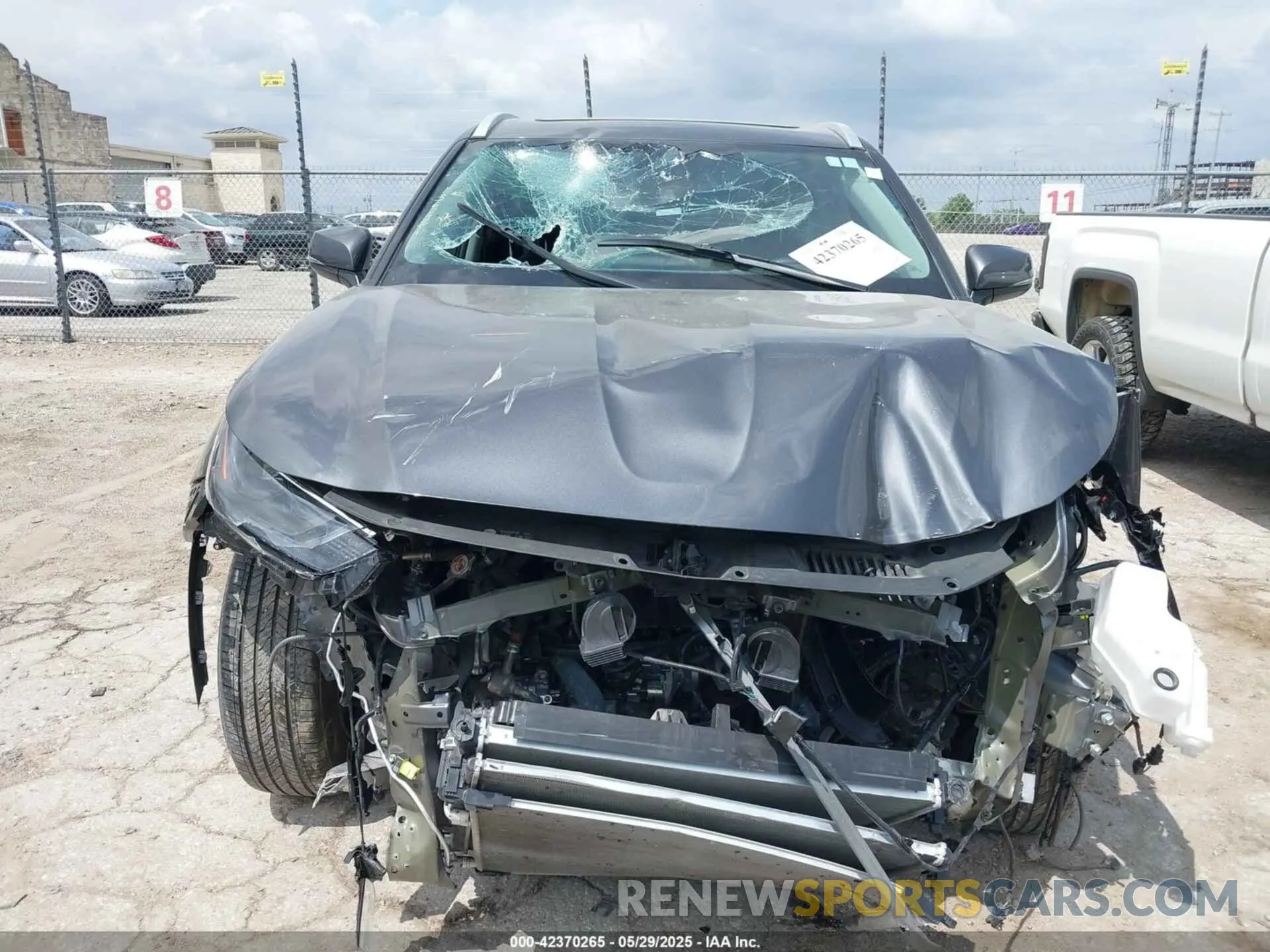 6 Photograph of a damaged car 5TDKDRBHXPS017948 TOYOTA HIGHLANDER 2023