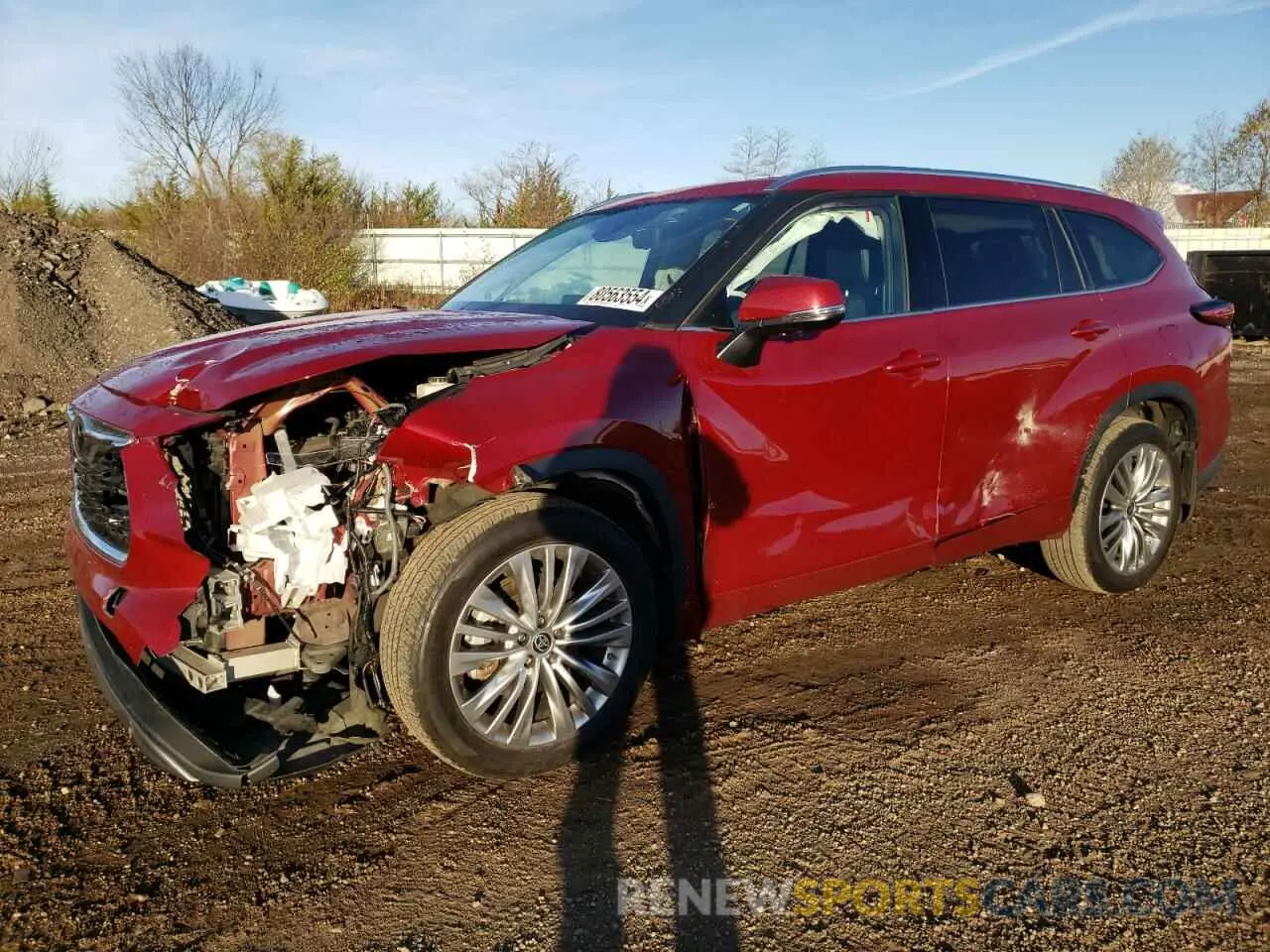 1 Photograph of a damaged car 5TDKDRBHXPS026634 TOYOTA HIGHLANDER 2023