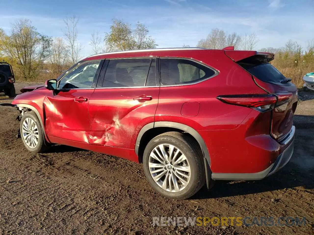 2 Photograph of a damaged car 5TDKDRBHXPS026634 TOYOTA HIGHLANDER 2023