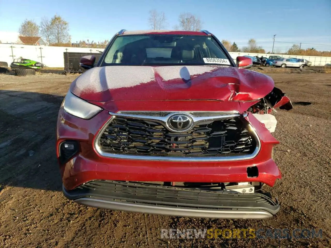 5 Photograph of a damaged car 5TDKDRBHXPS026634 TOYOTA HIGHLANDER 2023
