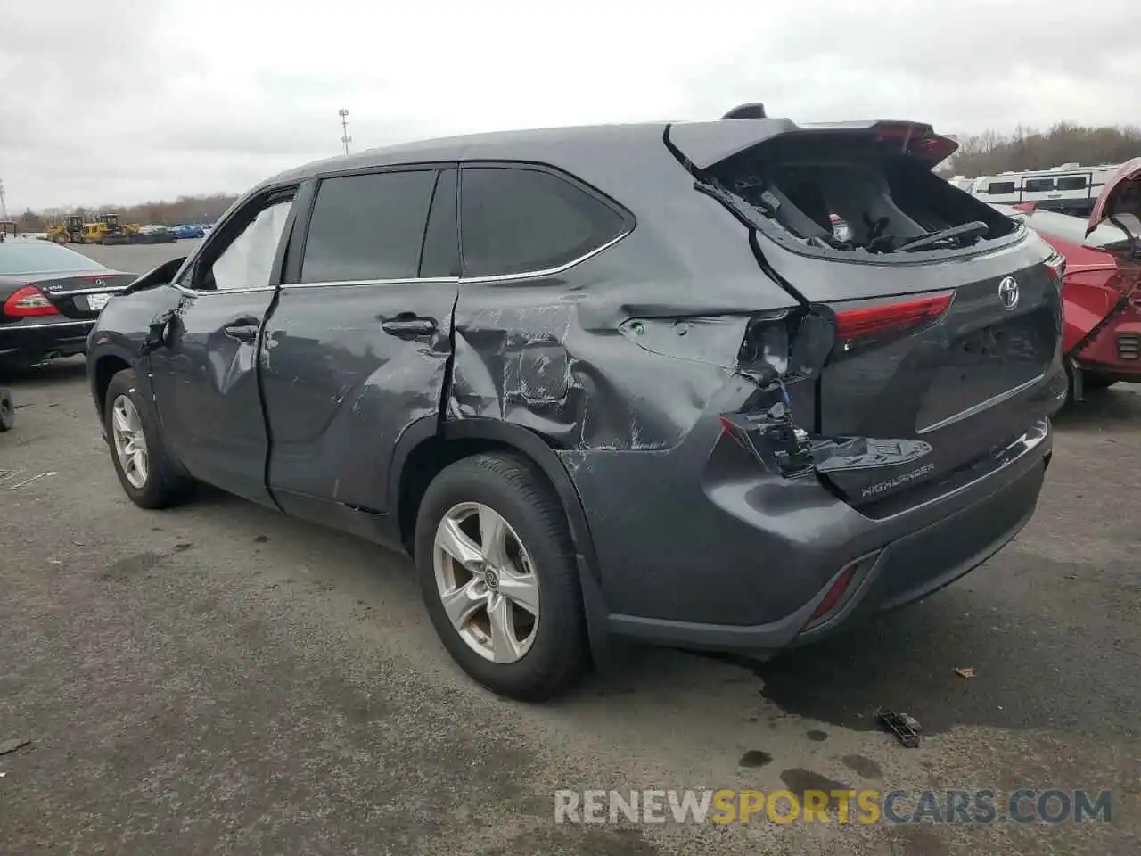 2 Photograph of a damaged car 5TDKDRBHXPS514756 TOYOTA HIGHLANDER 2023