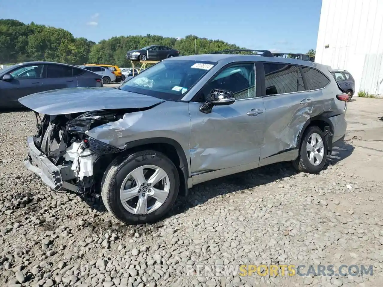 1 Photograph of a damaged car 5TDKDRBHXPS515017 TOYOTA HIGHLANDER 2023