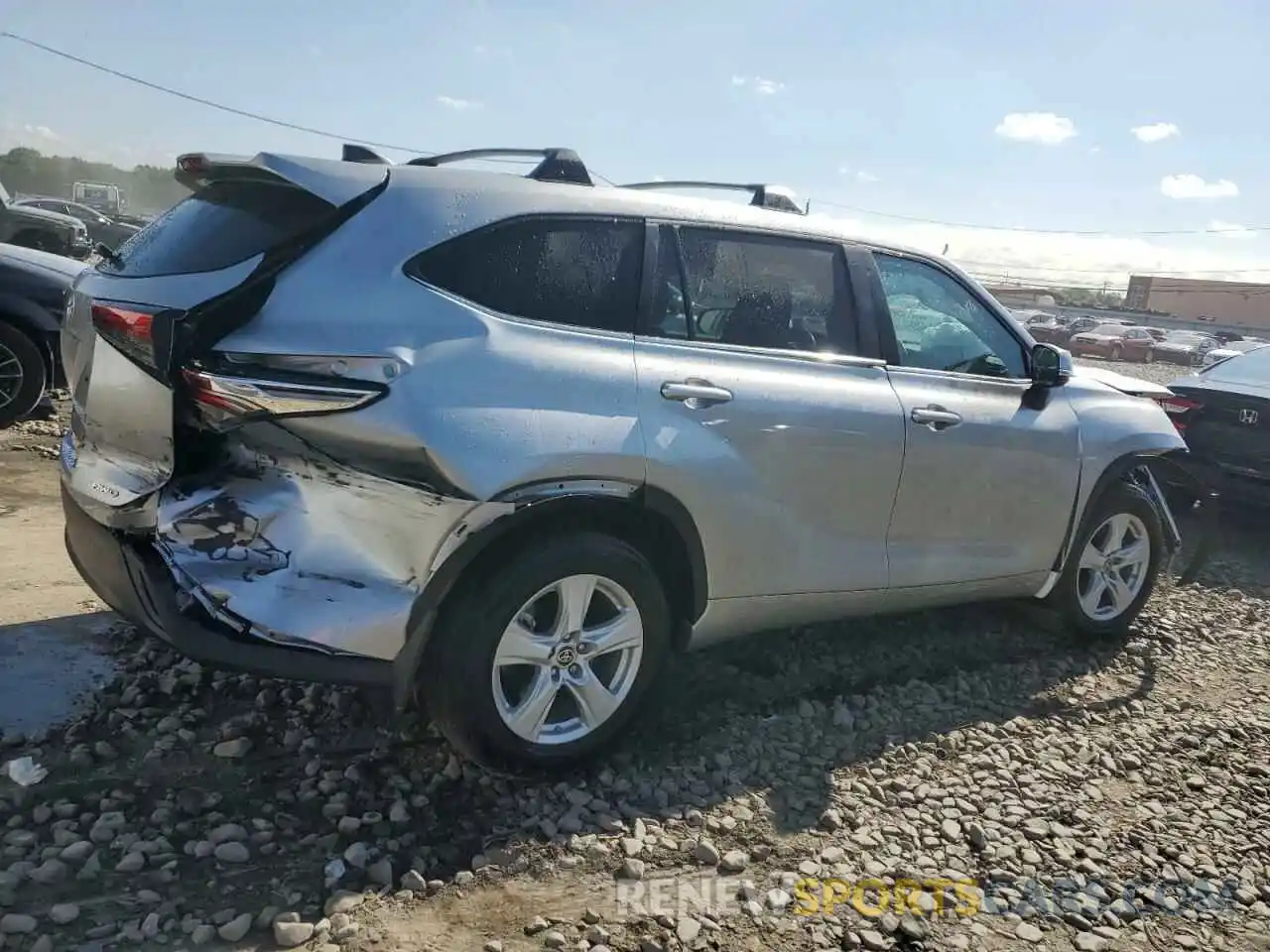 3 Photograph of a damaged car 5TDKDRBHXPS515017 TOYOTA HIGHLANDER 2023