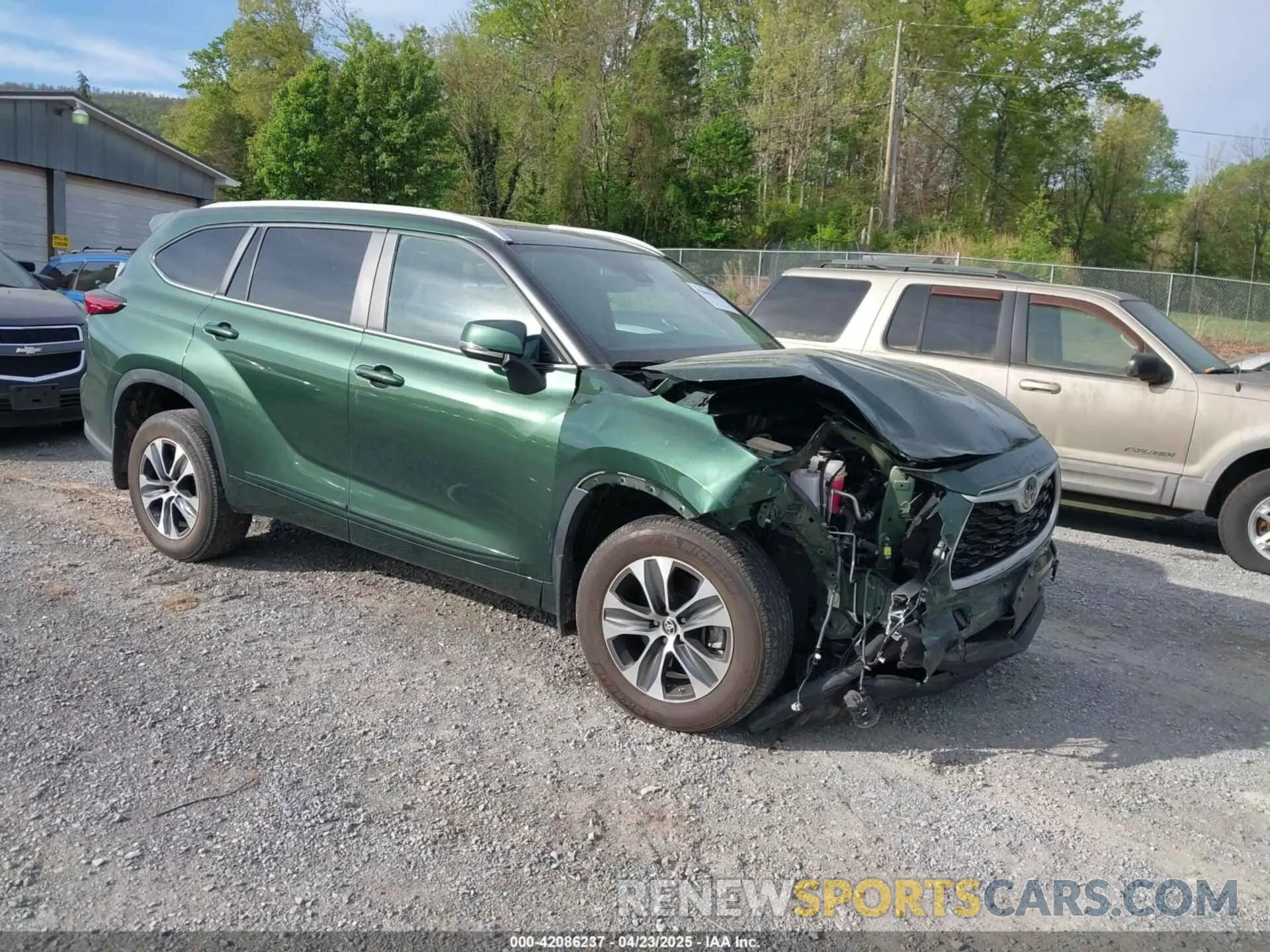 1 Photograph of a damaged car 5TDKDRBHXPS515888 TOYOTA HIGHLANDER 2023
