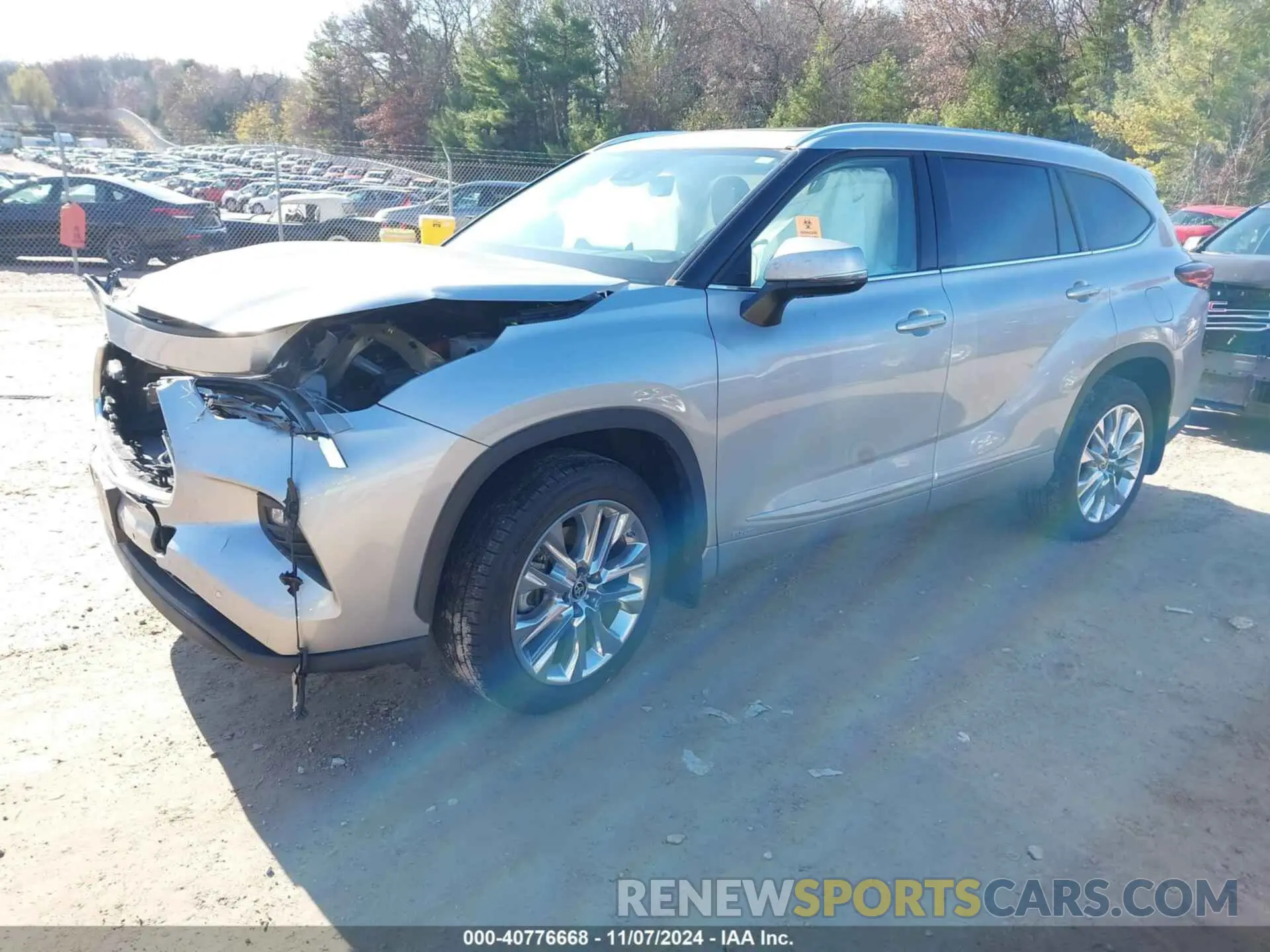 2 Photograph of a damaged car 5TDXBRCH2PS121425 TOYOTA HIGHLANDER 2023