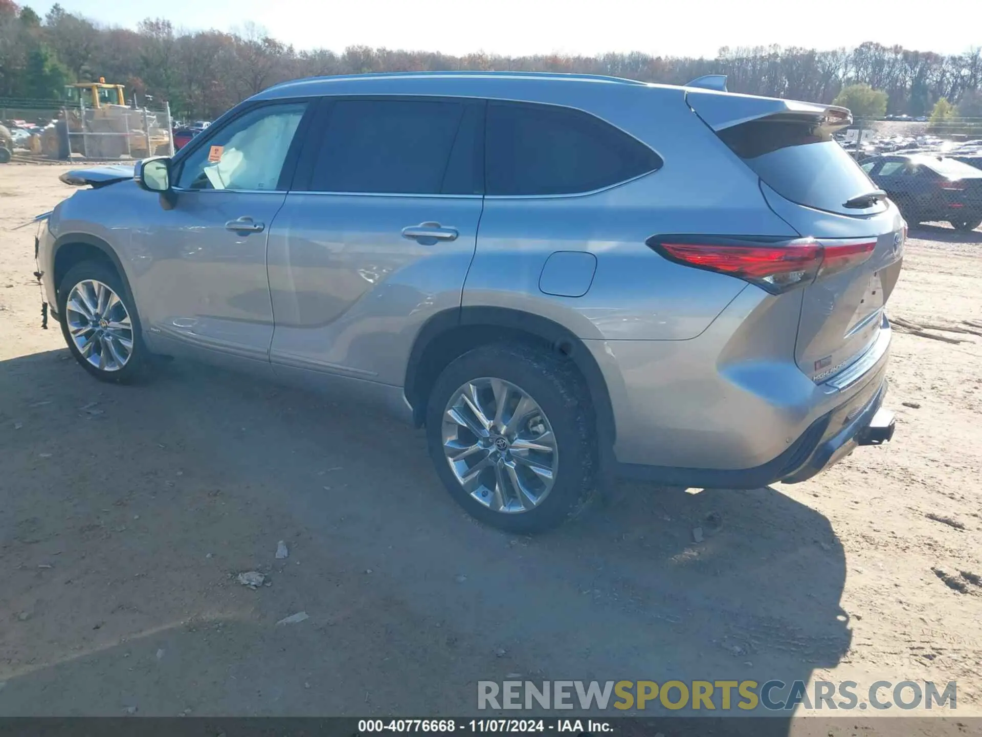3 Photograph of a damaged car 5TDXBRCH2PS121425 TOYOTA HIGHLANDER 2023