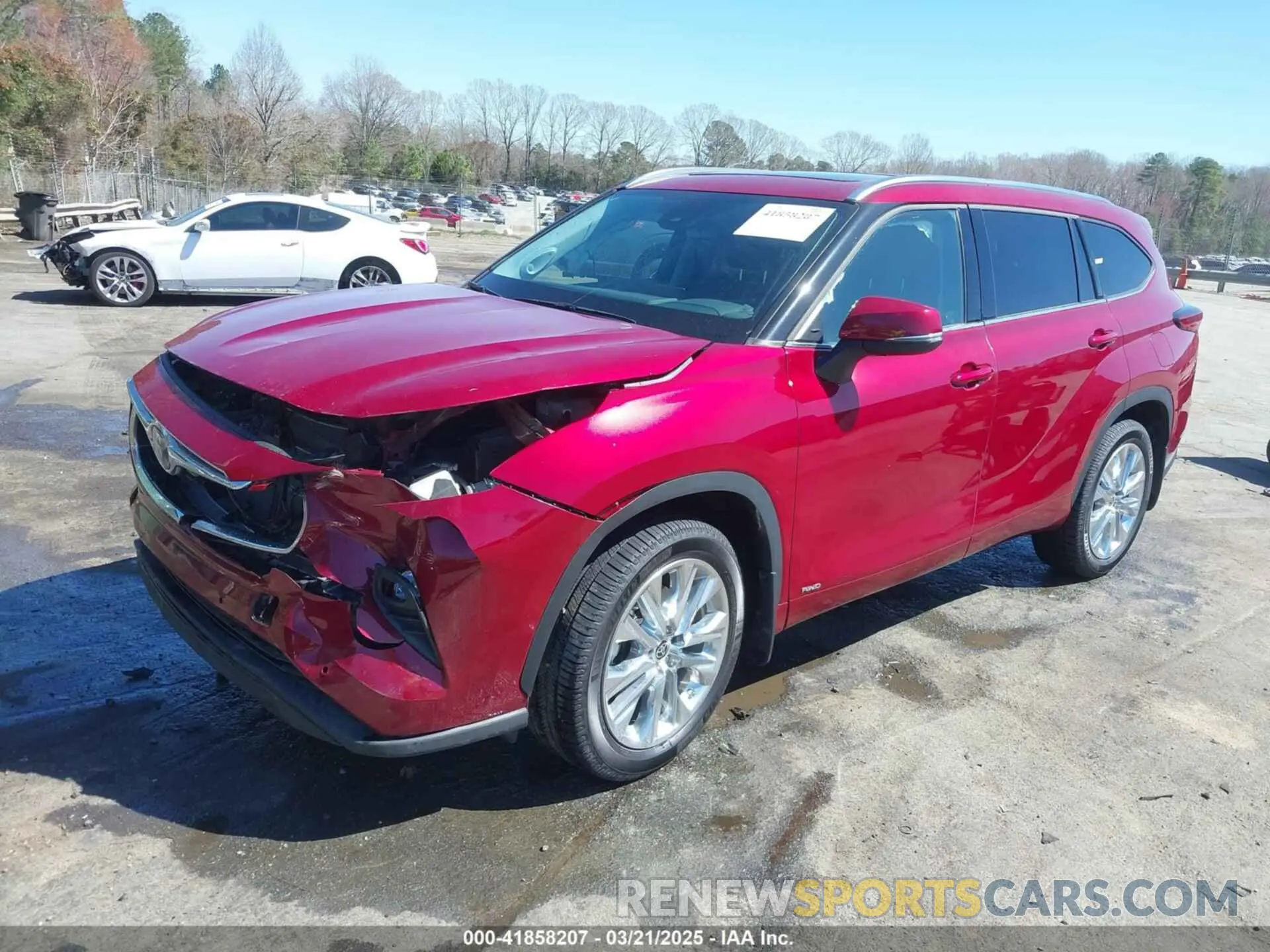 2 Photograph of a damaged car 5TDXBRCH3PS116816 TOYOTA HIGHLANDER 2023