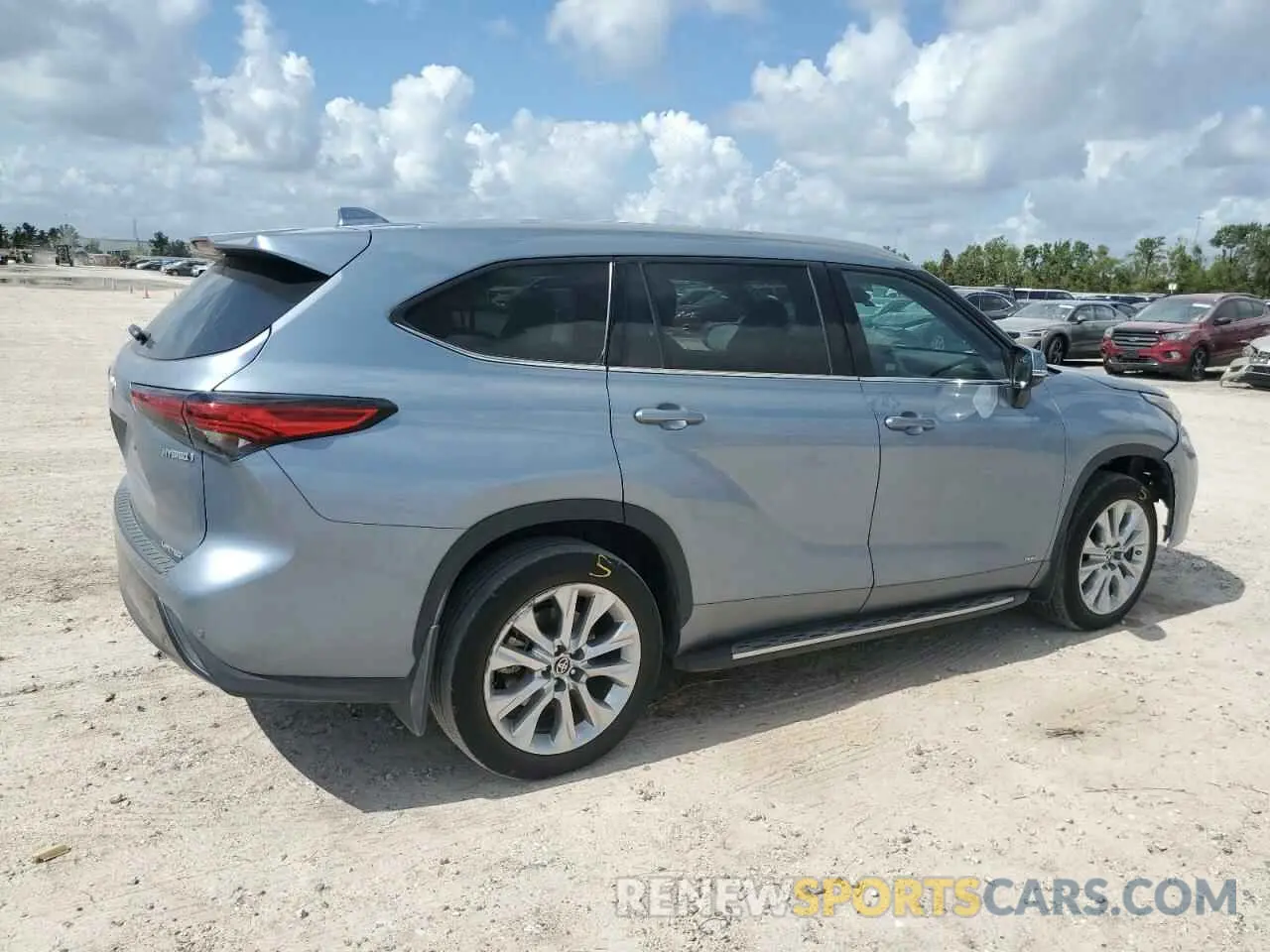 3 Photograph of a damaged car 5TDXBRCH5PS123976 TOYOTA HIGHLANDER 2023
