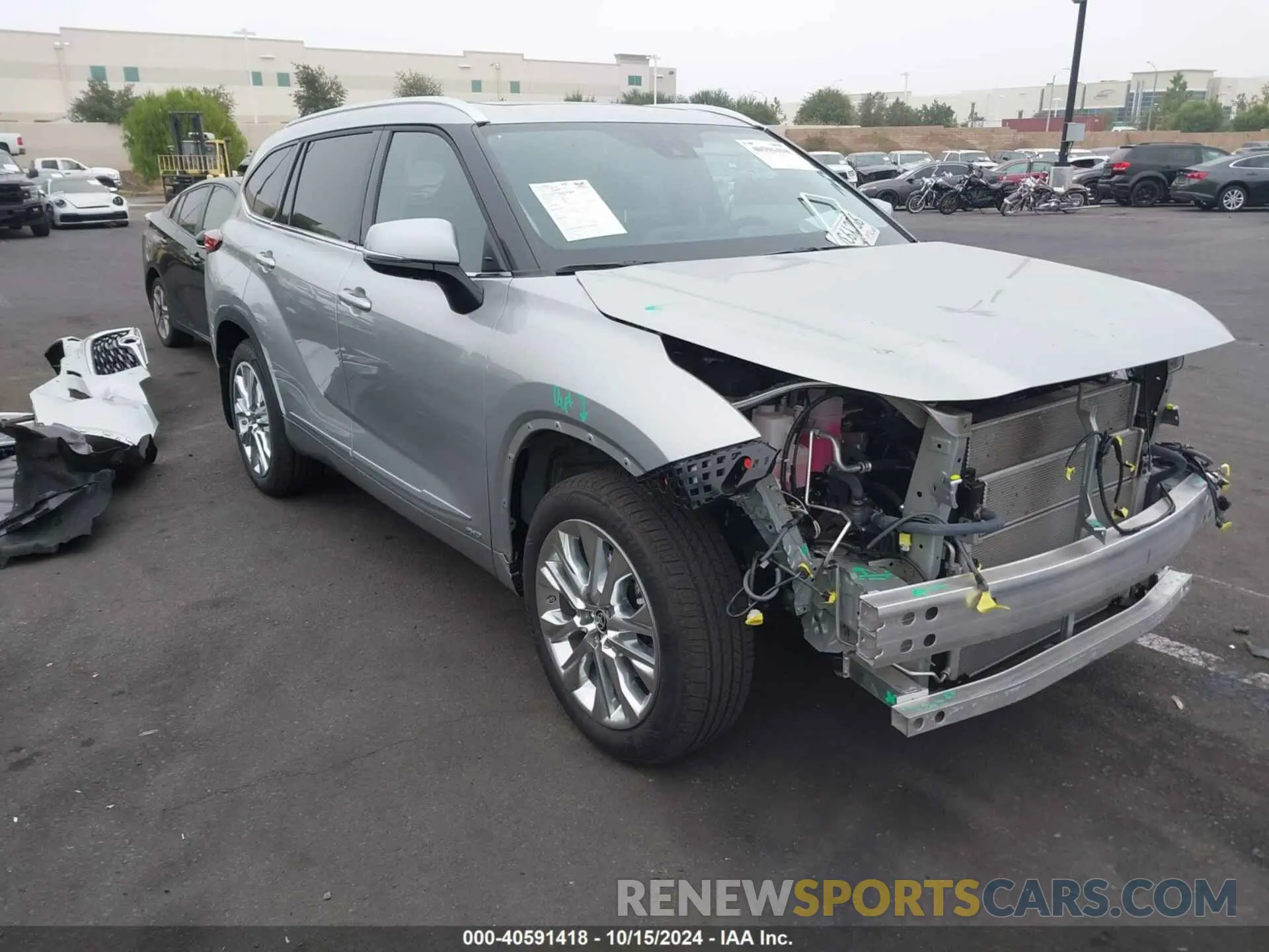 1 Photograph of a damaged car 5TDXBRCH5PS582361 TOYOTA HIGHLANDER 2023