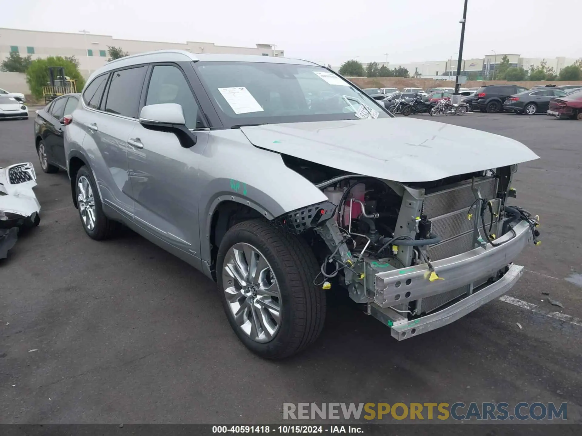 14 Photograph of a damaged car 5TDXBRCH5PS582361 TOYOTA HIGHLANDER 2023