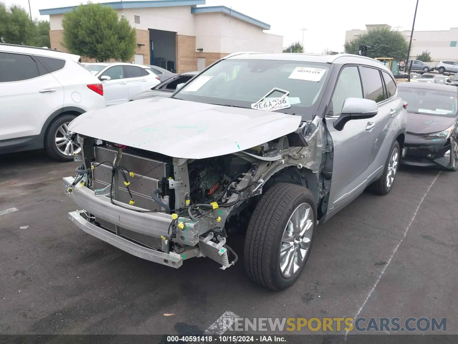 6 Photograph of a damaged car 5TDXBRCH5PS582361 TOYOTA HIGHLANDER 2023