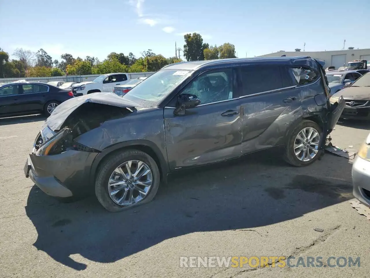 1 Photograph of a damaged car 5TDXBRCH7PS110811 TOYOTA HIGHLANDER 2023
