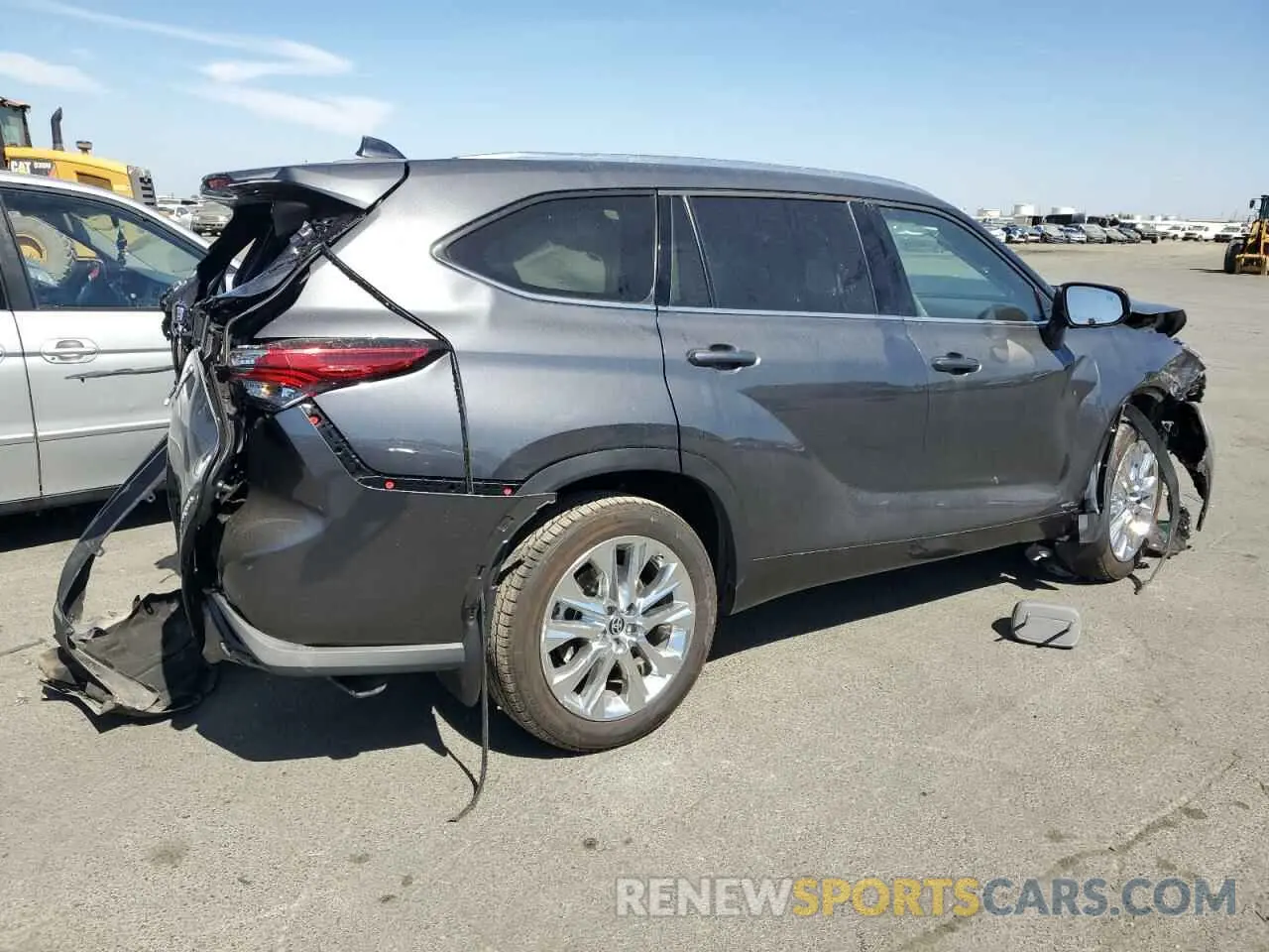 3 Photograph of a damaged car 5TDXBRCH7PS110811 TOYOTA HIGHLANDER 2023