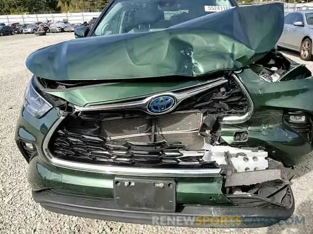 14 Photograph of a damaged car 5TDXBRCH8PS573511 TOYOTA HIGHLANDER 2023