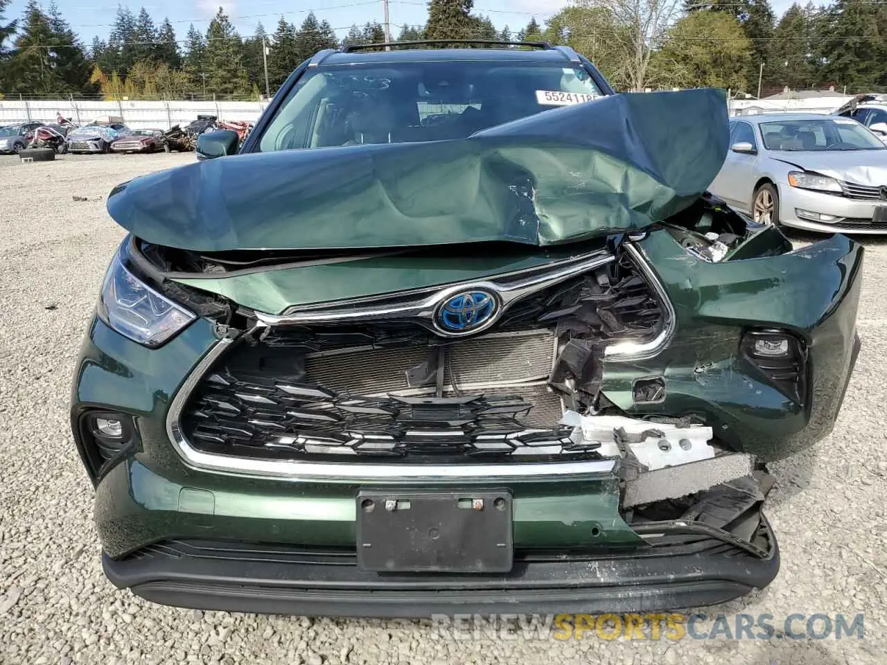 5 Photograph of a damaged car 5TDXBRCH8PS573511 TOYOTA HIGHLANDER 2023
