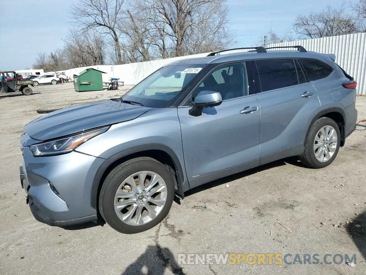 1 Photograph of a damaged car 5TDXBRCH8PS597517 TOYOTA HIGHLANDER 2023