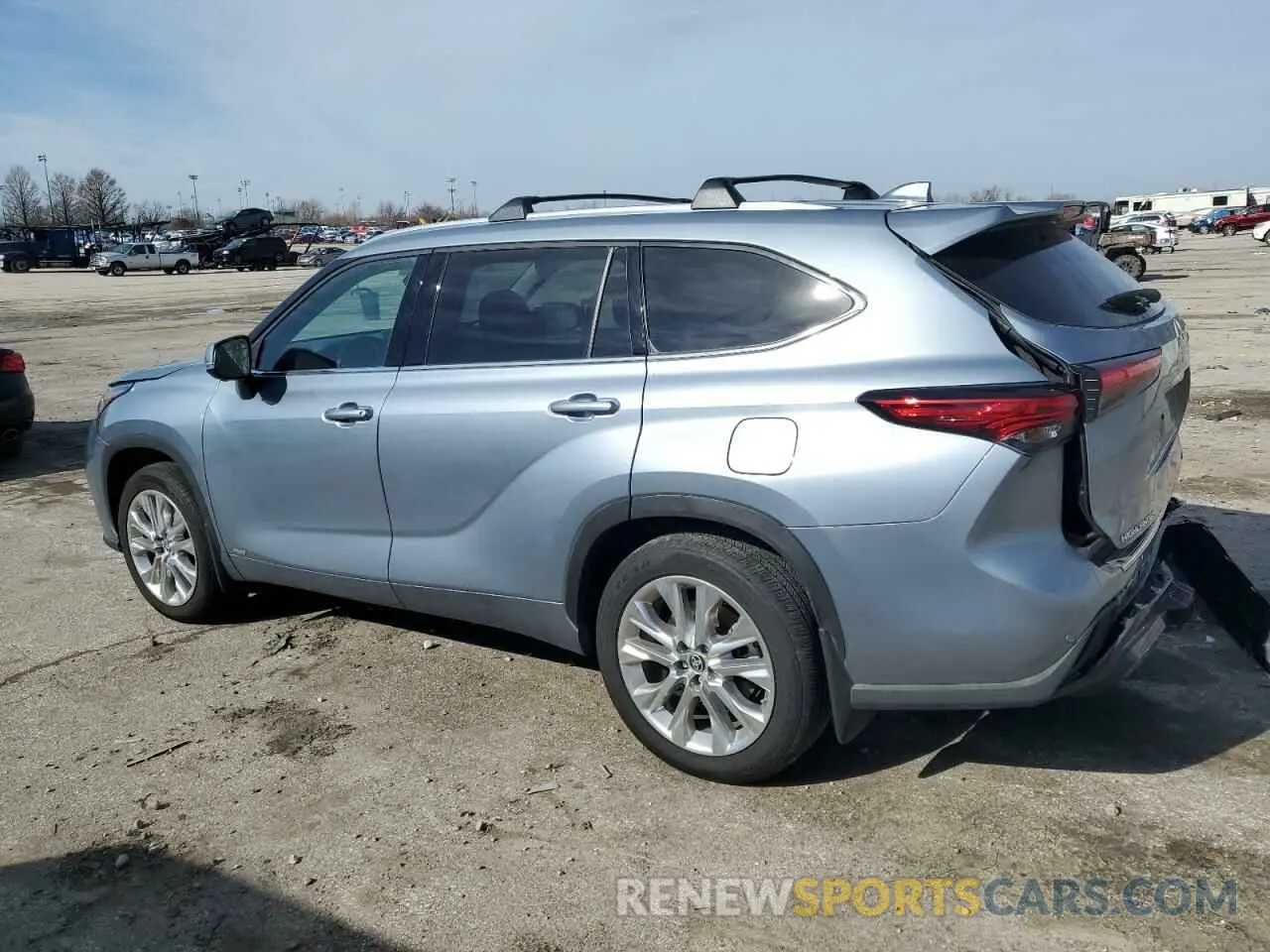 2 Photograph of a damaged car 5TDXBRCH8PS597517 TOYOTA HIGHLANDER 2023