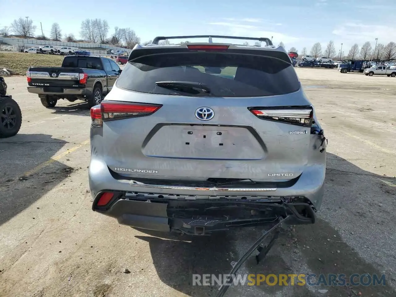 6 Photograph of a damaged car 5TDXBRCH8PS597517 TOYOTA HIGHLANDER 2023
