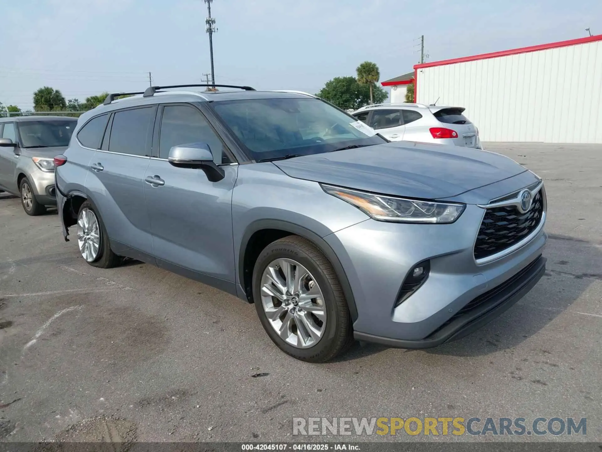 1 Photograph of a damaged car 5TDYARAH3PS019125 TOYOTA HIGHLANDER 2023