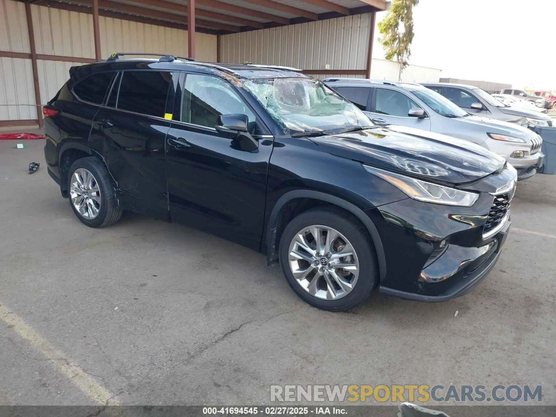 1 Photograph of a damaged car 5TDYARAH5PS022947 TOYOTA HIGHLANDER 2023