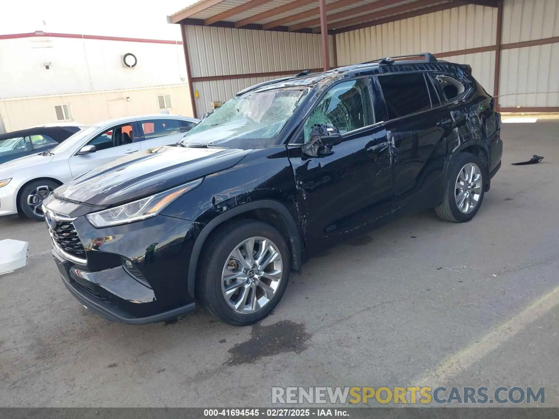 2 Photograph of a damaged car 5TDYARAH5PS022947 TOYOTA HIGHLANDER 2023