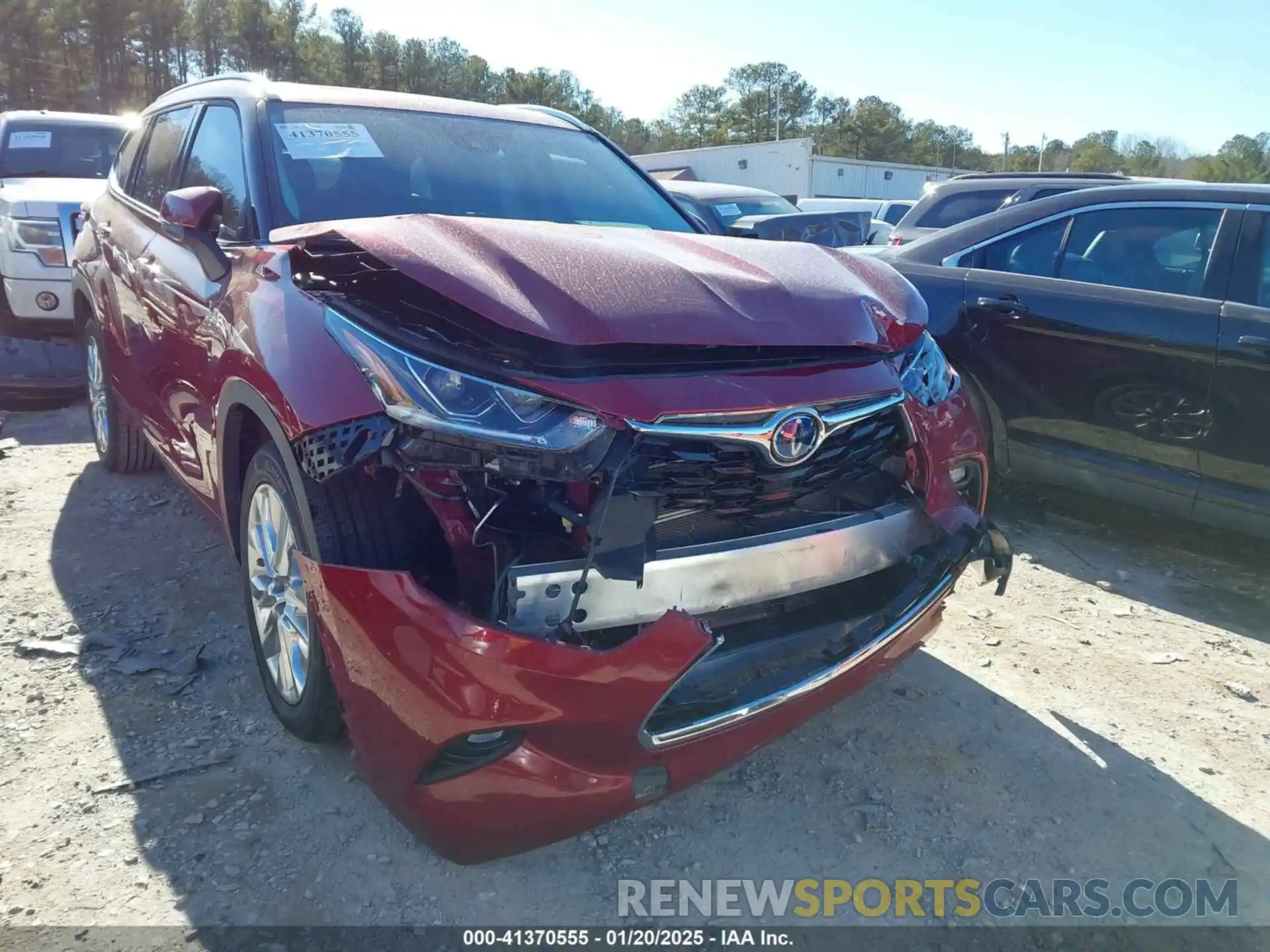 1 Photograph of a damaged car 5TDYARAHXPS523199 TOYOTA HIGHLANDER 2023