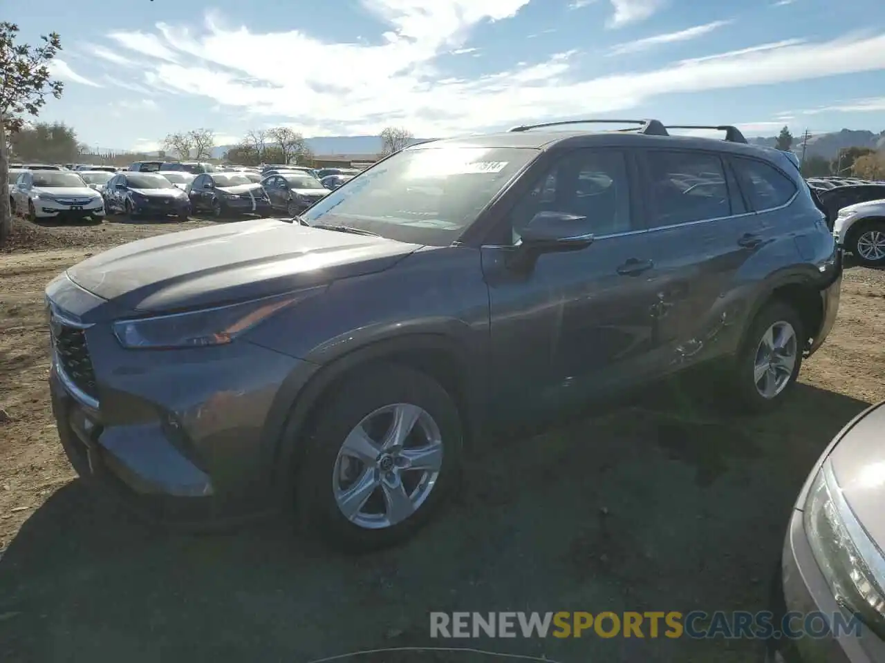 1 Photograph of a damaged car 5TDZARAH0PS022875 TOYOTA HIGHLANDER 2023